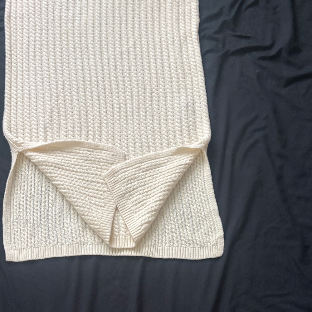 Massimo Dutti Ivory Ribbed Sweater - Picture 9 of 11
